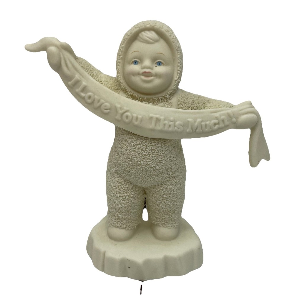 Dept 56 Snowbabies I Love You This Much Figurine 68918 Vintage‎ 1998 Retired